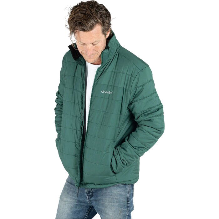 Dryrobe Hombres 2024 Chaqueta De Media Capa M100-JCKT-HG - Hunter Green